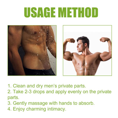 Men's Body Massage Essential Oil, Men's Toning And Energizing Body Care Essential Oil