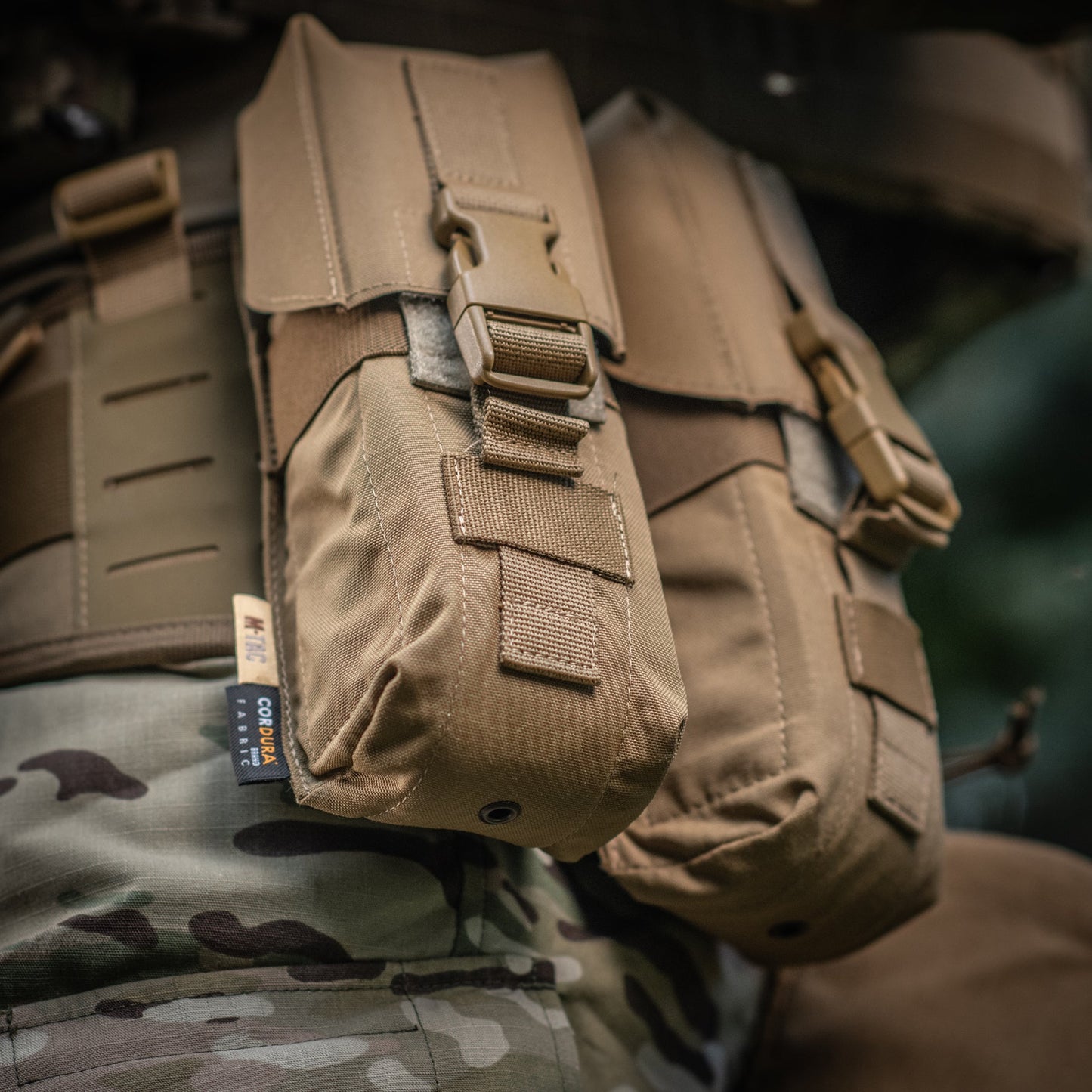M-Tac Double Mag Pouch with Fastex Buckle