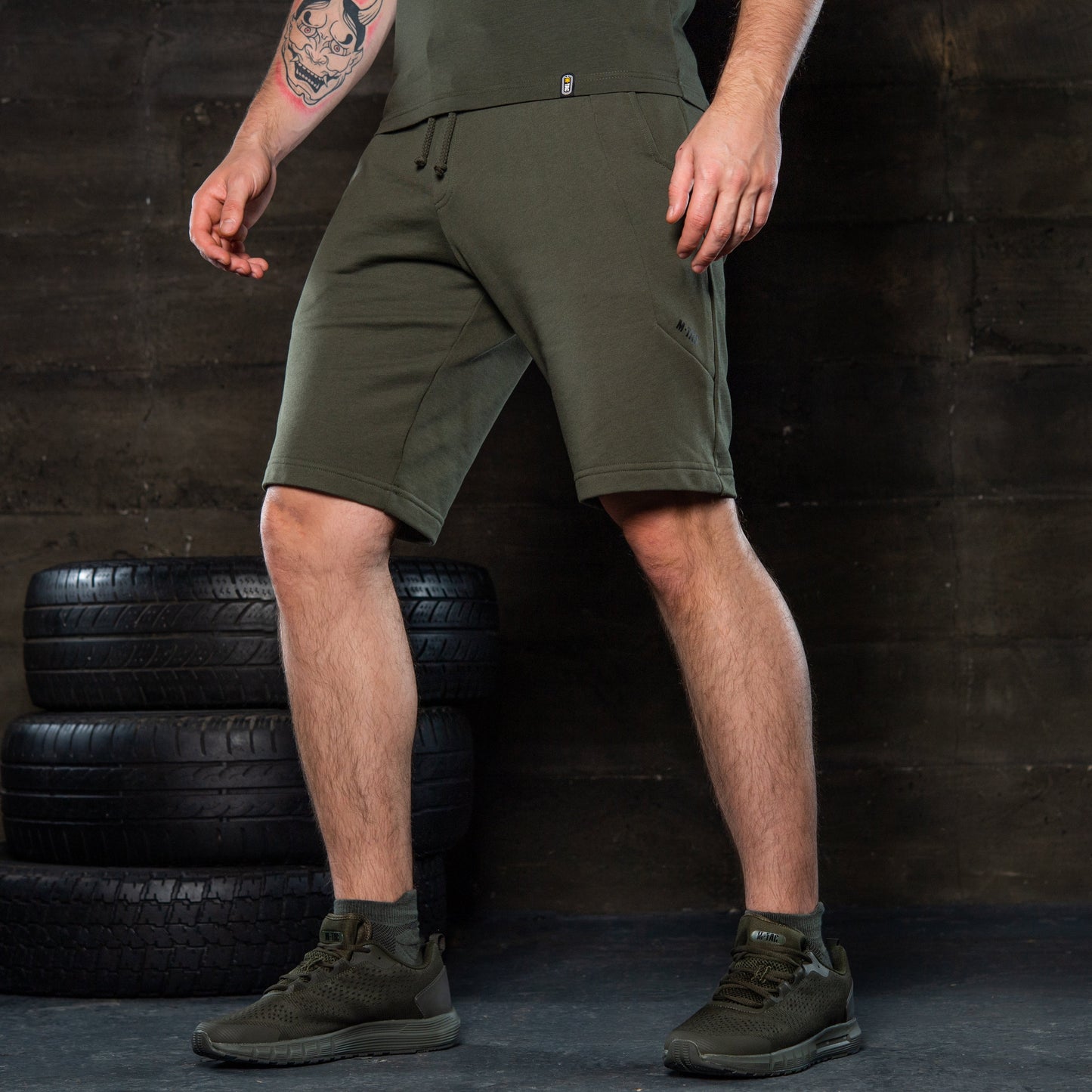 M-Tac Shorts Casual Fit Cotton Black