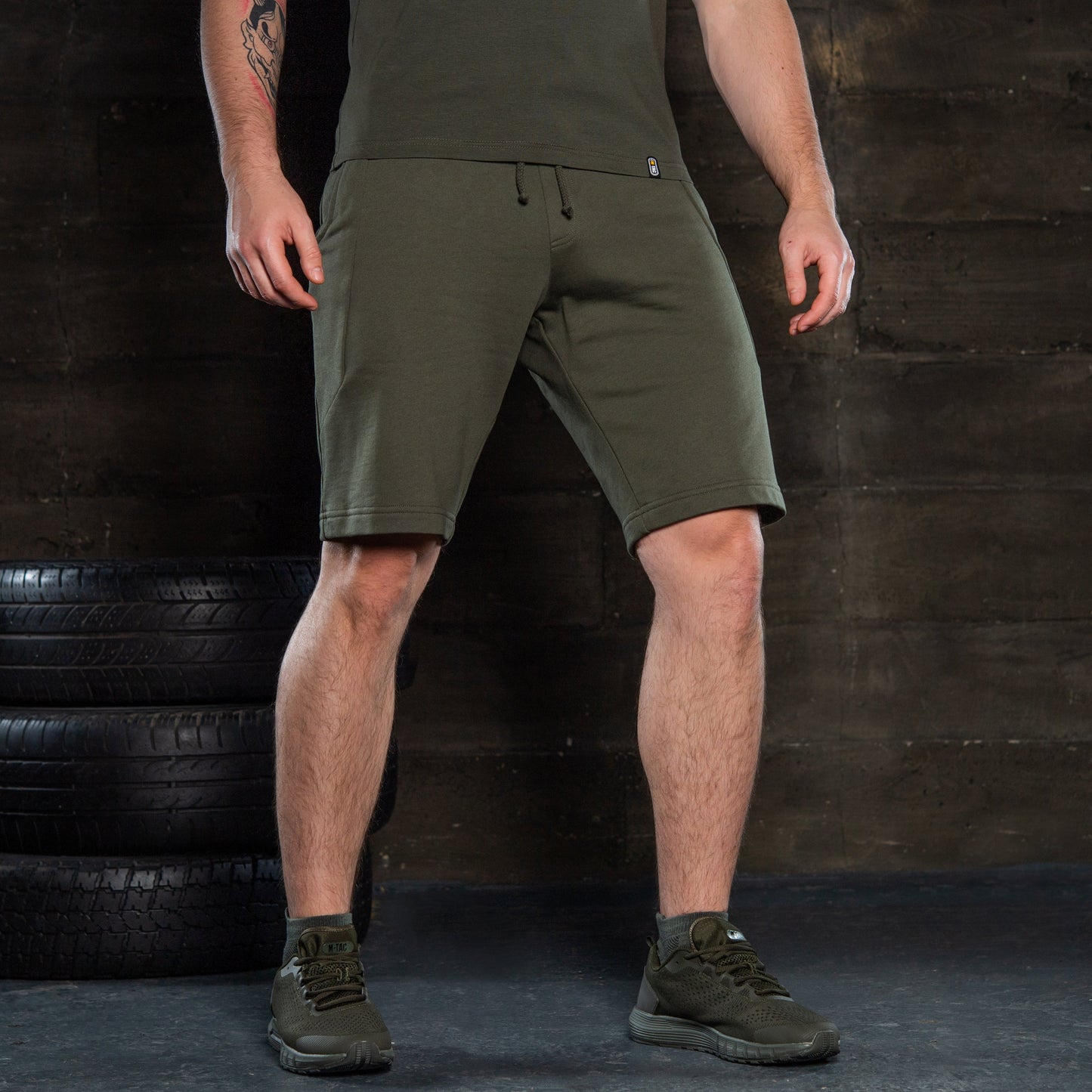 M-Tac Shorts Casual Fit Cotton Black