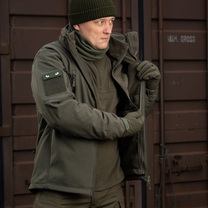 M‑Tac Softshell Tactical Jacket with Fleece Liner