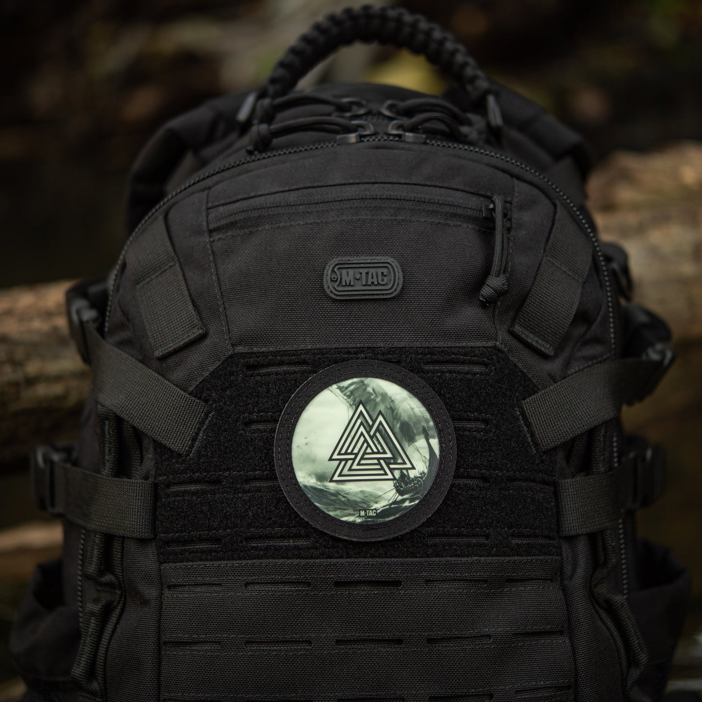 M-Tac Patch Walknut/Drakkar Round (3 inches)