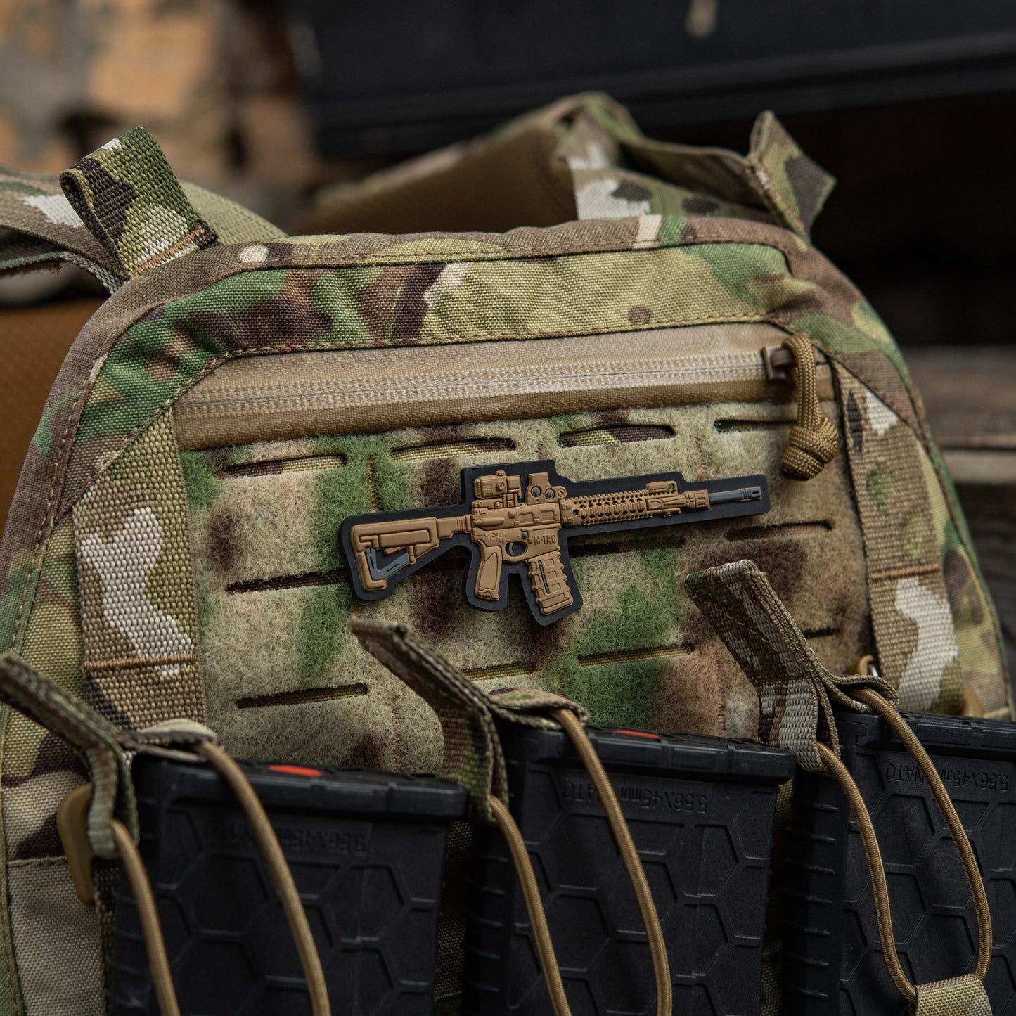 M-Tac patch AR-15 3D PVC