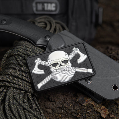 M-Tac Bearded Skull with Axes 3D PVC