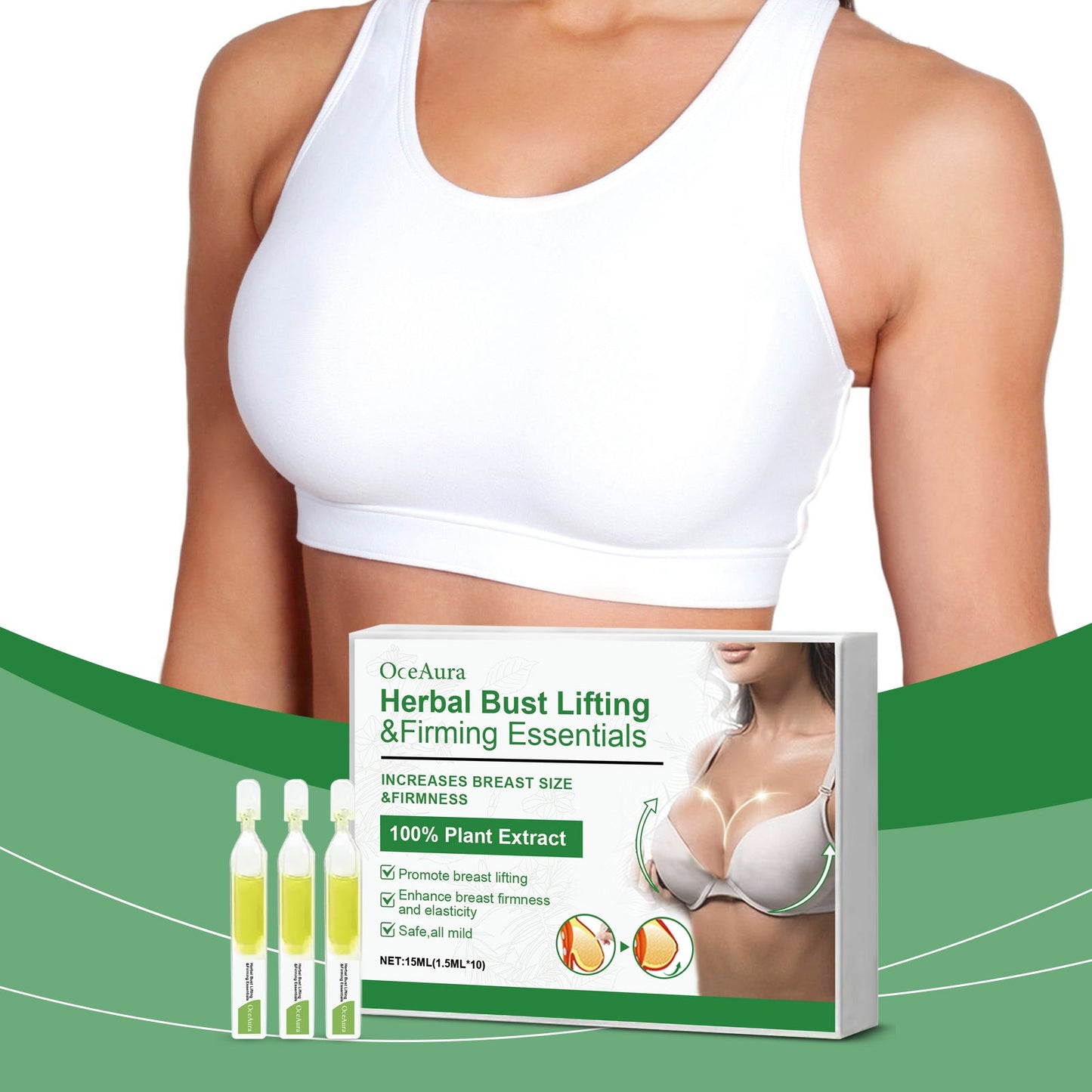 Chest Massage Essence Massage Firming And Nourishing Women's Breasts With A Volumizing Herbal Essence
