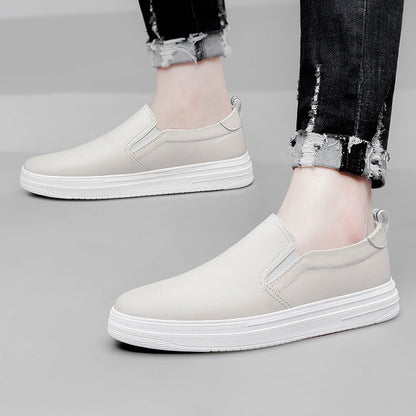 Men's lazy loafers breathable board shoes