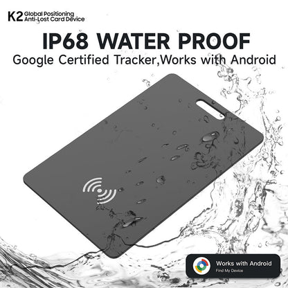 Android Bluetooth Tracker Card. Supports Google Find My. Locate keys, luggage, pets.