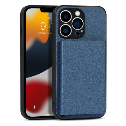 Suitable for iPhone 14 PROMAX plug-in phone case  Apple 11 aluminum alloy wallet phone case IP13 protective case