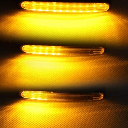 2PCS LED Motorcycle Turn Signals Light 12 SMD Tail Flasher Flowing Water Blinker IP68 Bendable Motorcycle Flashing Lights