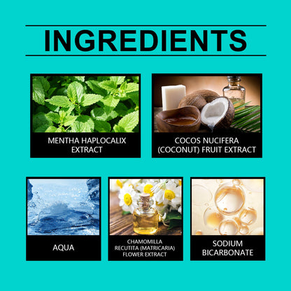 Coconut Mint Mouthwash Remove Stains, Freshen Breath And Clean Teeth With Convenient Care Mouthwash