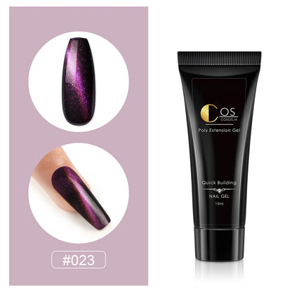 Painless Fast Crystal Extension Glue Cat Eye Manicure Phototherapy Glue Beginner Manicure Holder Nail Extension Glue
