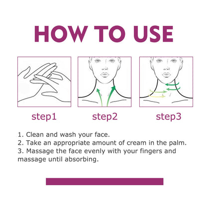 Hydrolyzed Collagen Neck Cream, Fade Neck Lines Shaping Swan Neck Smooth White Neck Cream