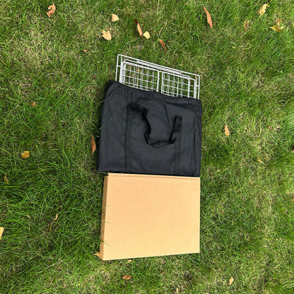 IGT Stainless Steel Folding Basket: Drain & Wash, Ideal Camping Table Accessory.
