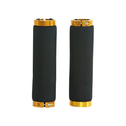 Bicycle Sponge Handle Cover Unilateral Bilateral Locking Mountain Bike Grip Non-Slip Sweat-Absorbing Foam Cotton Handle Gloves