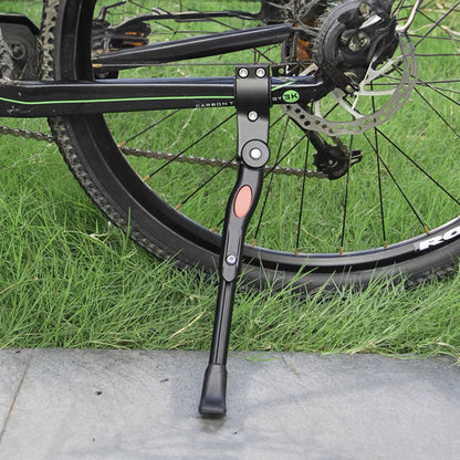 Adjustable bicycle rack, parking rack, side rack for 22, 24, 26 - inch mountain bikes