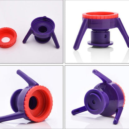 Inverted bottle cap, large, medium, small, and sub size, multifunctional three legged stand, shower gel, shampoo, leak proof bot
