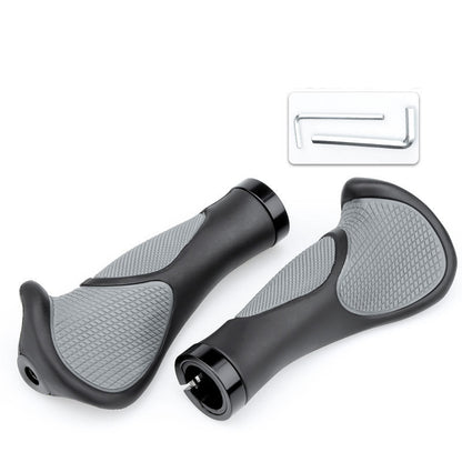 Mountain Bike Rubber Horn Handlebars Bicycle Handlebars Riding Bilateral Lock Vice Handle