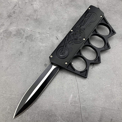 Outdoor Knife Glove Knife Stainless Steel Knife Field Survival Knife Portable Pocket Knife Defense Knife Fruit Knife