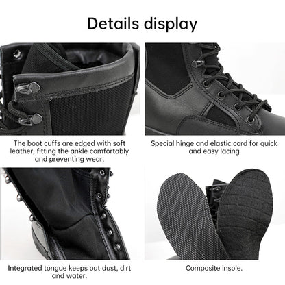 Original Russian military issue. New VKBO 2.0 thermal zone combat boots for men, genuine leather tactical boots.