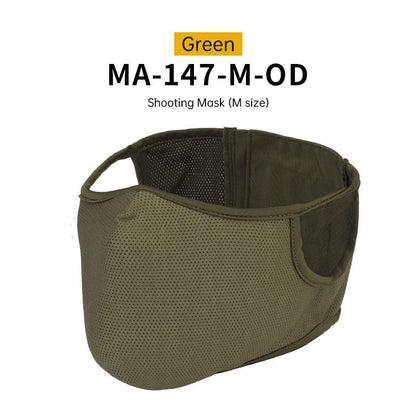 WoSporT shooting mask silicone mask tactical multifunctional cycling half face breathable face protection mask
