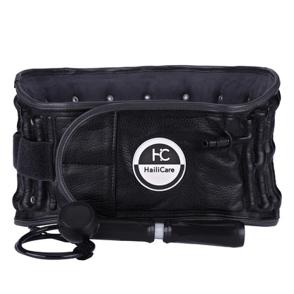 HailiCare Inflatable Traction Belt Lumbar Hot Moxibustion Massage Lumbar Disc Magnetic Therapy Belt