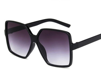 Higody Fashion Women Oversize Sunglasses Gradient Plastic Brand Designer Female Sun Glasses UV400 lentes