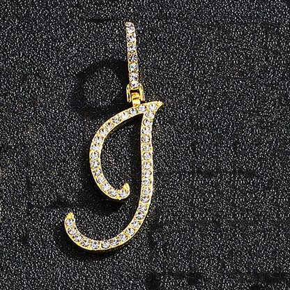 Hip hop accessories grass letter pendant melon seed buckle Cuban chain accessory