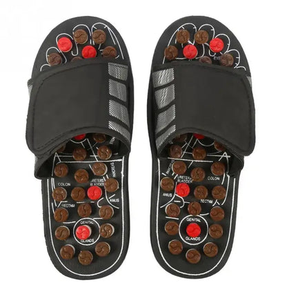 Foot Massage Slippers Acupuncture Therapy Massager Shoes For legs Acupoint Activating Reflexology Feet Care massageador Sandal