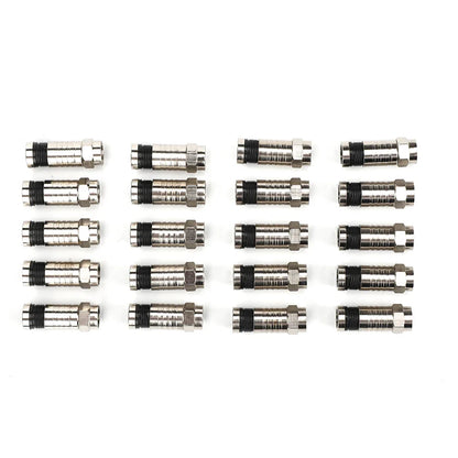 BNC Connector cable RG58 RG59 RG6 Crimping tool kit with crimping 10 compression fittings perfect for CCTV TESTER