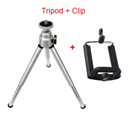 Mini Aluminum Tripod+Clip