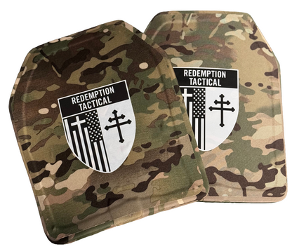 FULL KIT COMBO Crusader 2.0 V4 Armor COMBO PACKAGE LIGHTWEIGHT LEVEL IV (2) 10x12 Front/Back Plates, Mission Plate Carrier Bag