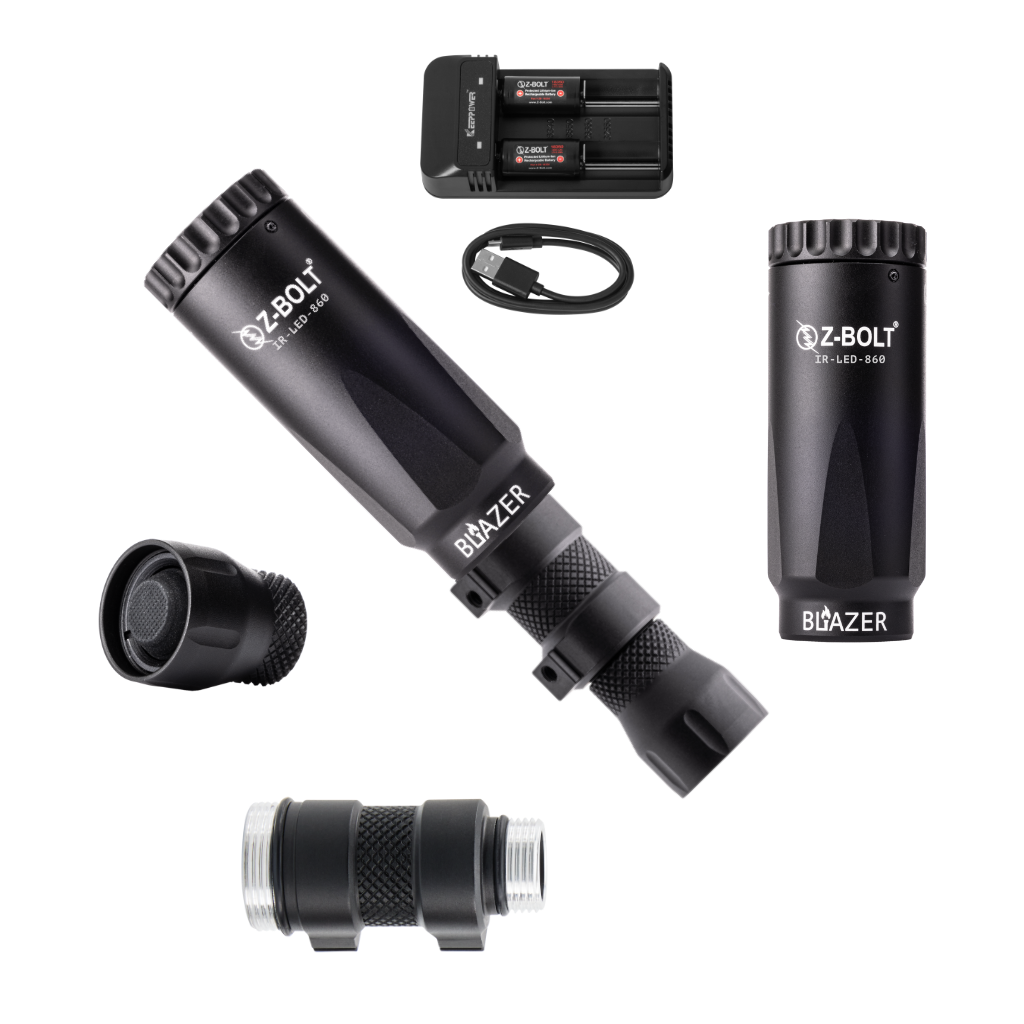 BLAZER I LED IR Illuminators - RIFLE MOUNTED (IP65)