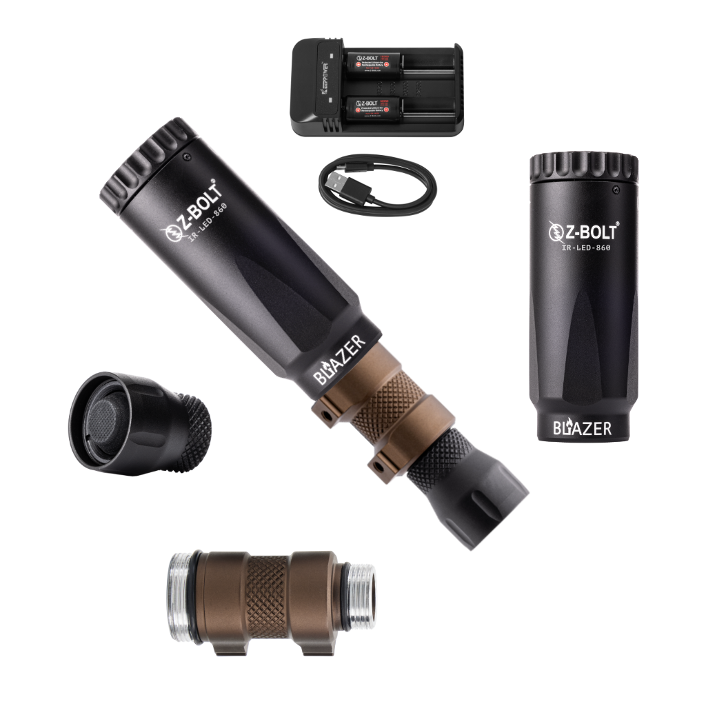 BLAZER I LED IR Illuminators - RIFLE MOUNTED (IP65)