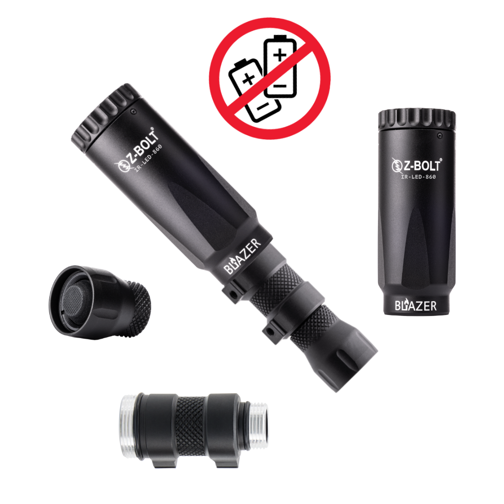 BLAZER I LED IR Illuminators - RIFLE MOUNTED (IP65)