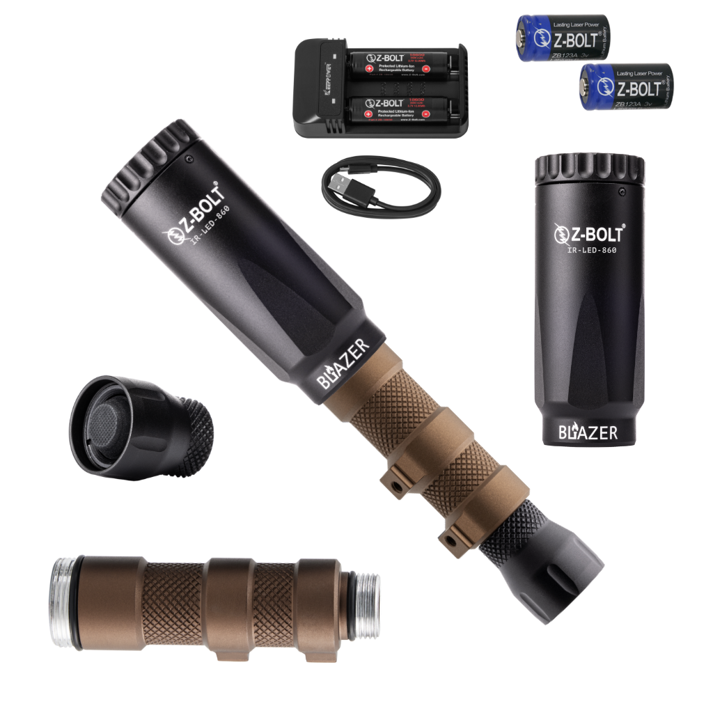 BLAZER I LED IR Illuminators - RIFLE MOUNTED (IP65)