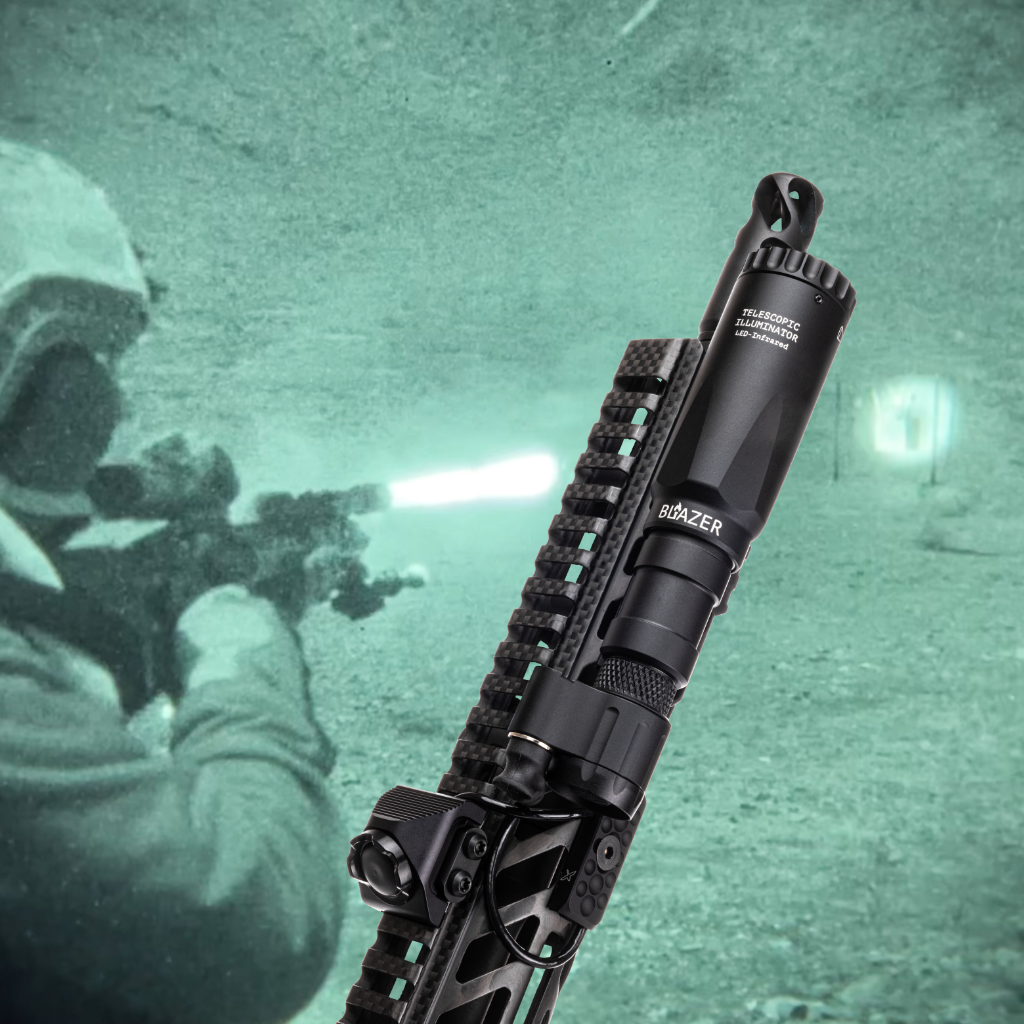 BLAZER I LED IR Illuminators - RIFLE MOUNTED (IP65)