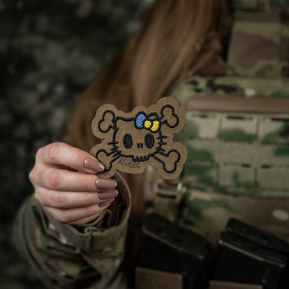 M-Tac Patch Kitty Outline Embroidery