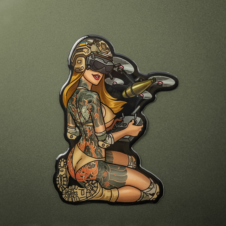 M-Tac Morale Sticker Tactical Girl