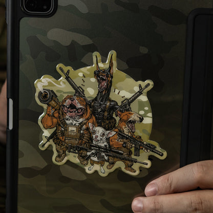 M-Tac Embossed Sticker Rex Team