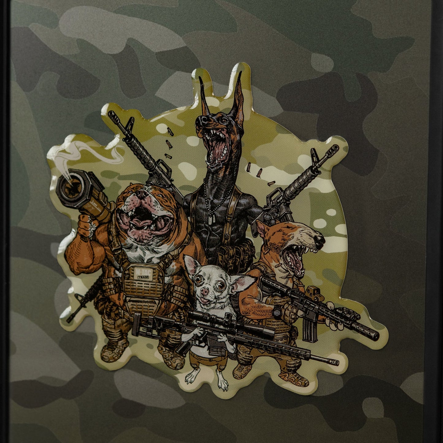 M-Tac Embossed Sticker Rex Team