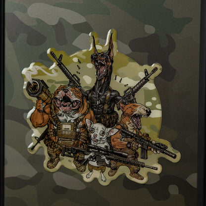 M-Tac Embossed Sticker Rex Team