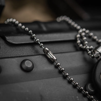 M-Tac Military Dog Tag with Rubber Silencer