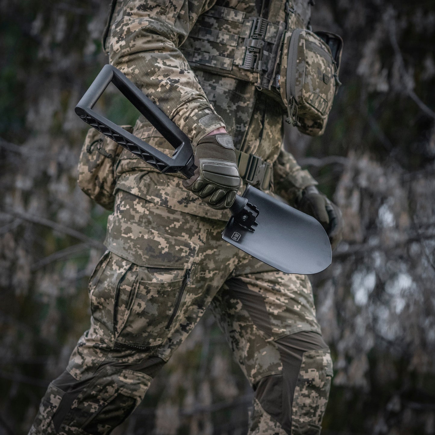 M‑Tac Folding Shovel with Carry Case