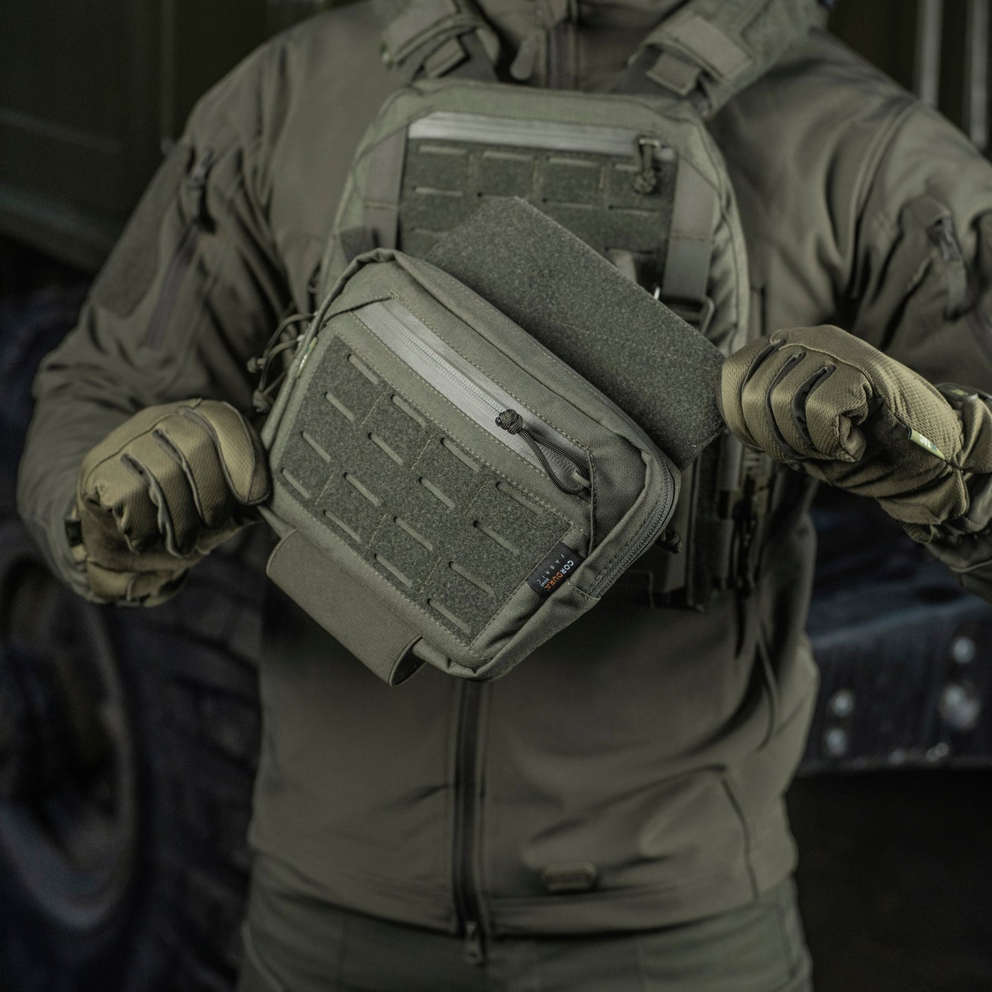 M-Tac Plate Carrier Lower Accessory Pouch Large