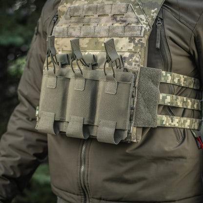 M-Tac Elastic Triple Mag Pouch Elite Laser Cut