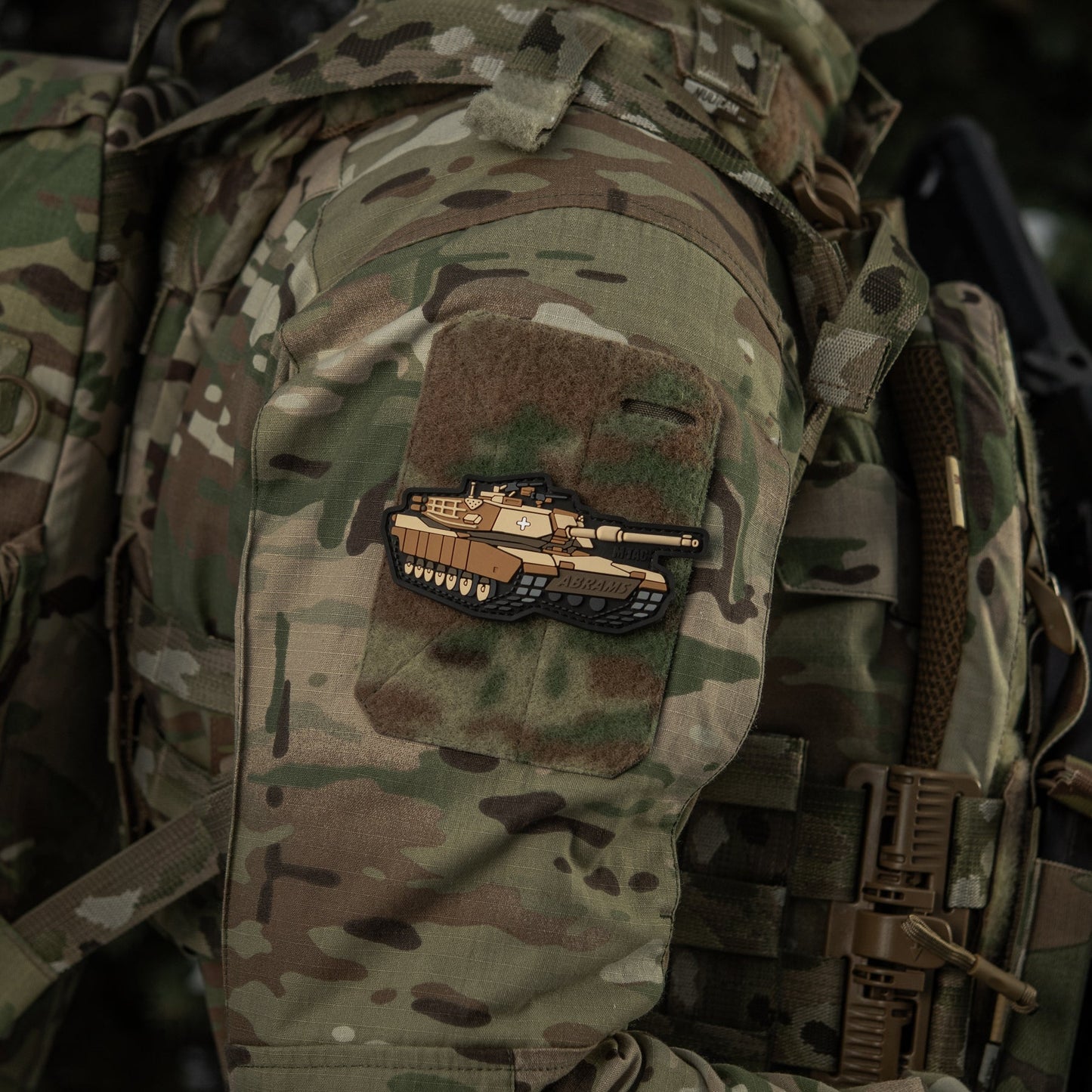 M-Tac Morale Patch ABRAMS (PVC)