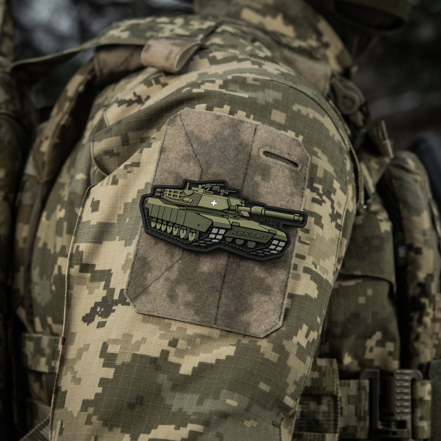 M-Tac Morale Patch ABRAMS (PVC)