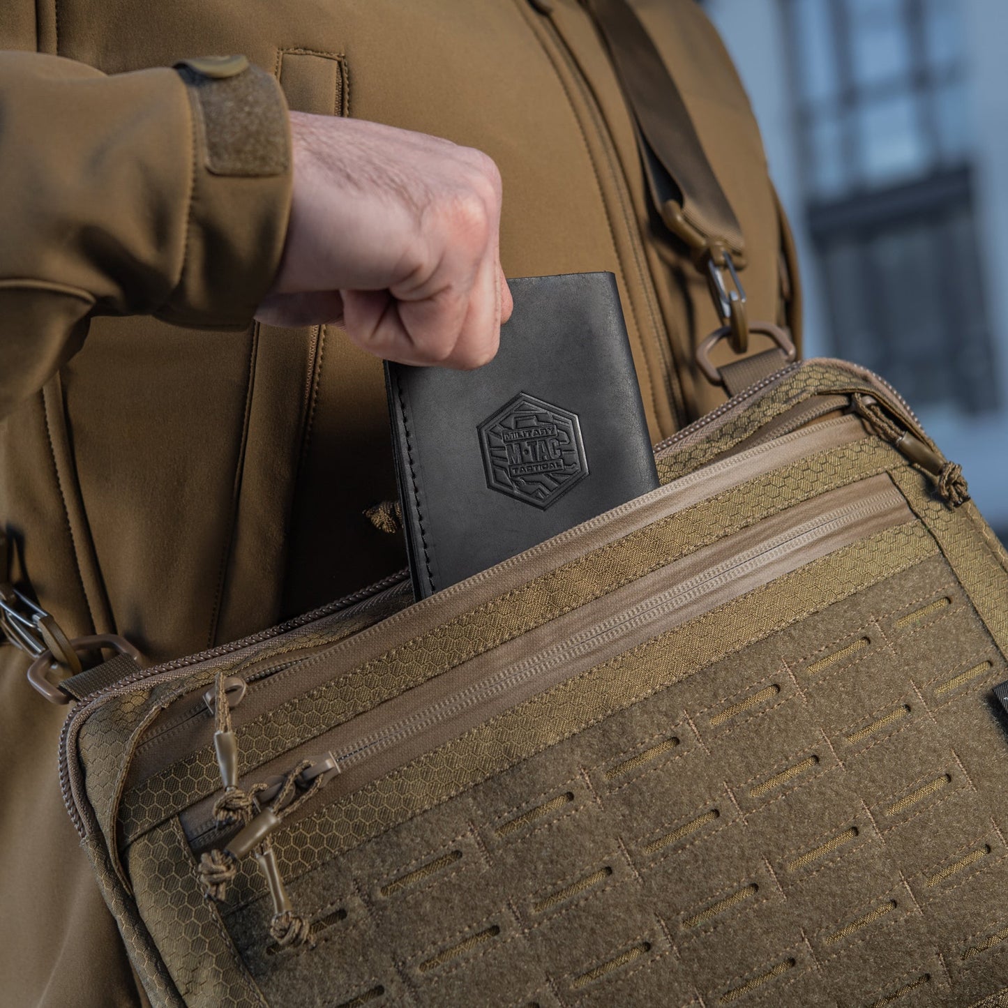 M-Tac Admin Bag Large Elite Hex with Loop
