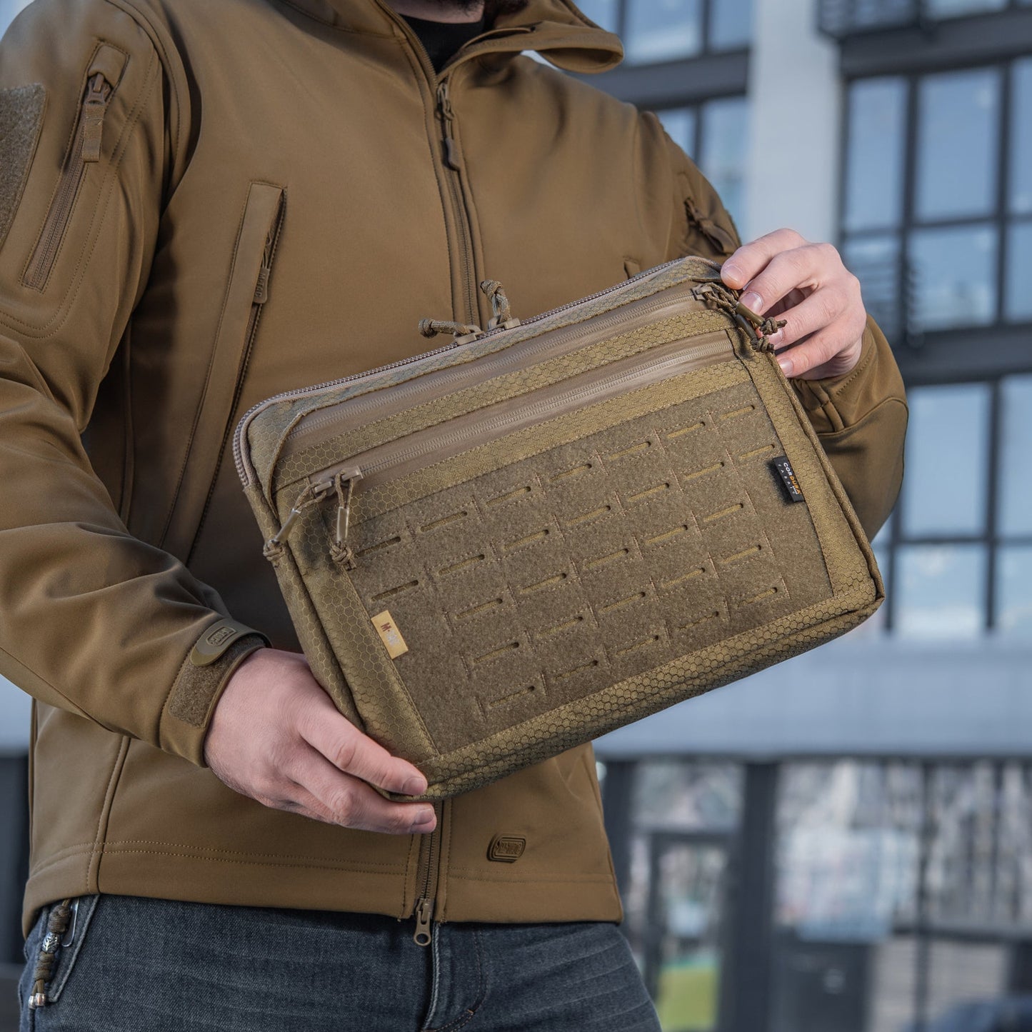 M-Tac Admin Bag Large Elite Hex with Loop