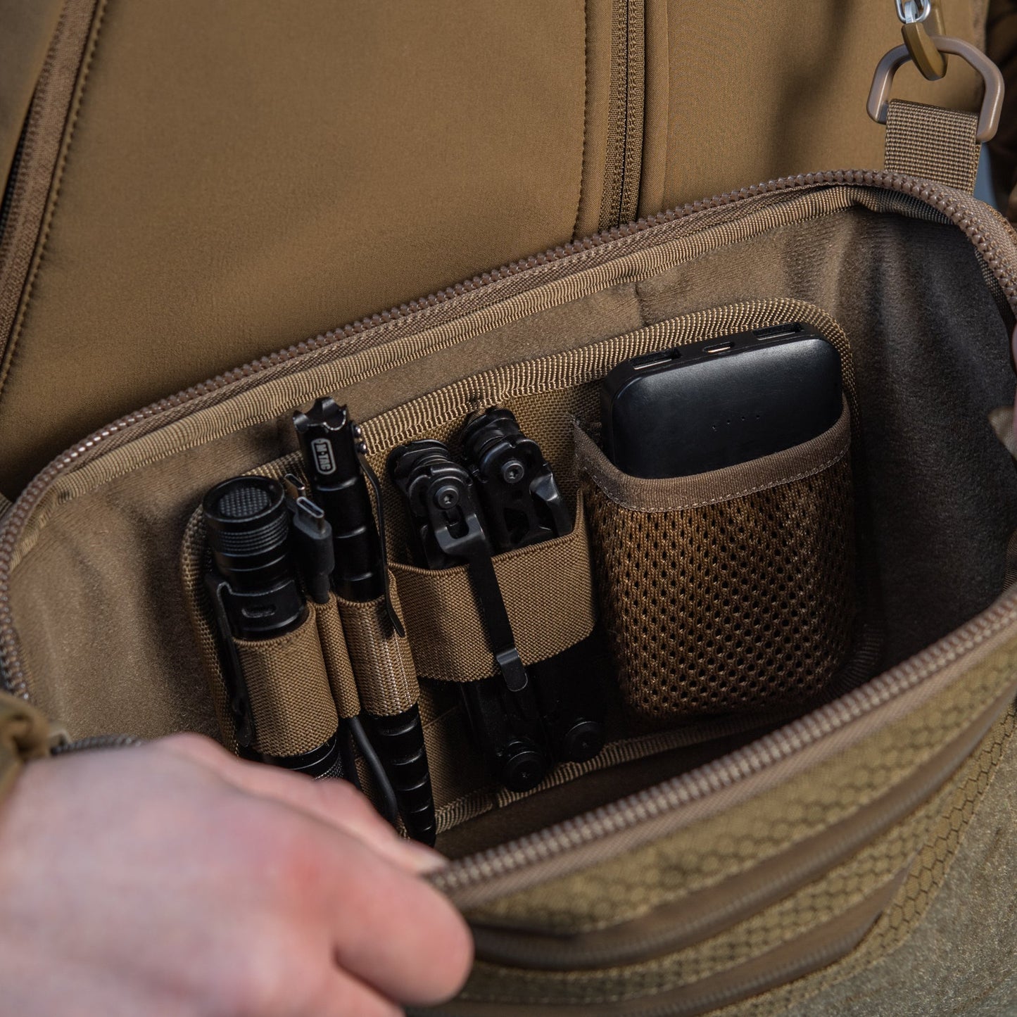 M-Tac Admin Bag Large Elite Hex with Loop